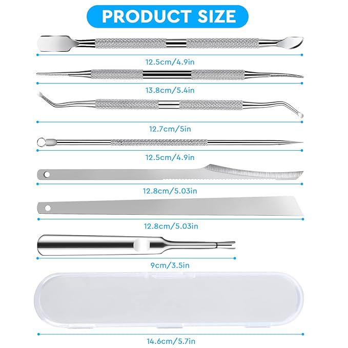 7-Pack Ingrown Toenail Tool Kit - Image 2