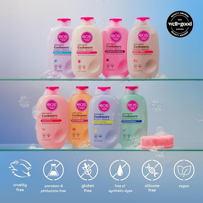 eos Cashmere Body Wash – Crème de Pistachio, Moisturizing Body Wash, Creamy Gel - Image 8