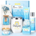 Birthday Gifts for Women, Ocean Scented Relaxing Spa Gift Baskets for Women Mom by GiftPeak