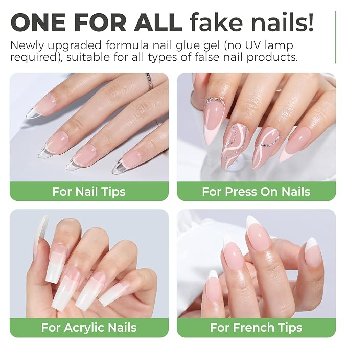 UNA GELLA 5ml Super Strong Gel Nail Glue - Image 5