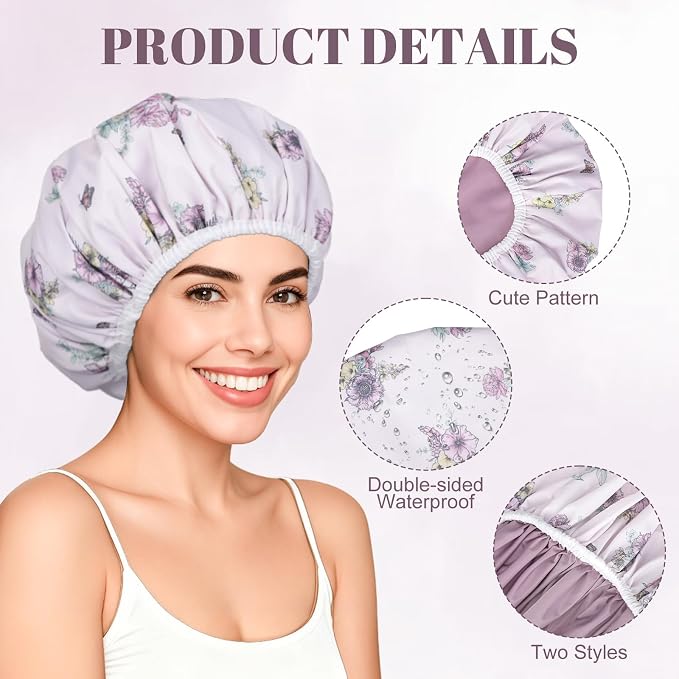 Pengxiaomei Double-Sided Shower Cap - Image 4