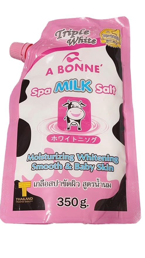 A Bonne Spa Milk Salt Moisturizes Whitens and Softens Skin 350g - Image 3