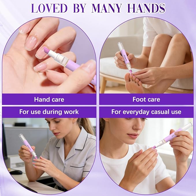 2pcs 2-in-1 Cuticle Oil Pusher Pen, 2026 New Ceramic Cuticle Pusher & Oil Pen - Image 5