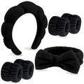 VELSCRUN 6 Pack Spa Headband, Makeup Headband, Face Wash Headbands, Skincare by VELSCRUN