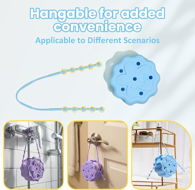 Purple Shower Steamer Tray, Hangable and Reusable Shower Steamer Holder/Hanger - Image 4