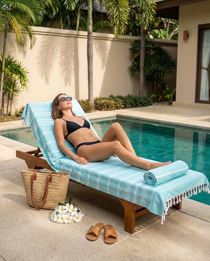 Cotton Turkish Beach Towel - Image 5