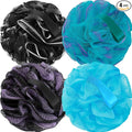 Carrie Joe Loofah Sponge Soft Mesh Shower Puffs by Carrie+Joe