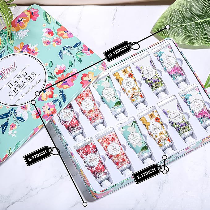 BODY & EARTH 12 Pack Hand Cream Gifts Set, Mothers Day Gifts Bulk - Image 7