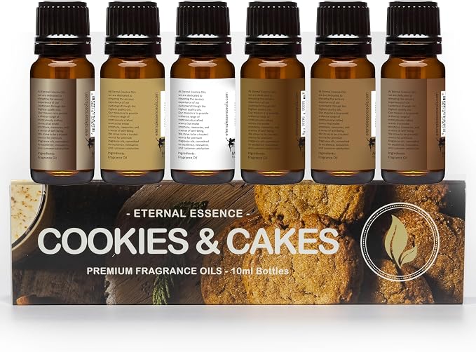 Eternal Essence Oils Cookies & Cakes Set of 6 Premium Fragrance Oils - Image 6