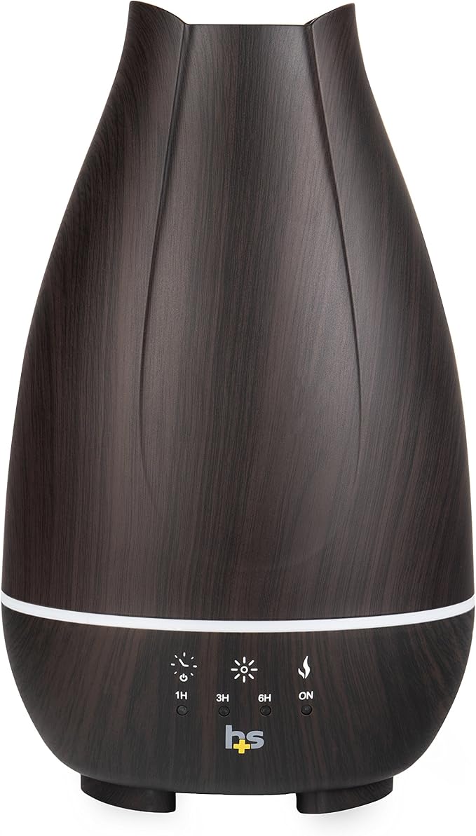 HealthSmart Essential Oil Diffuser, Cool Mist Humidifier and Aromatherapy by HealthSmart