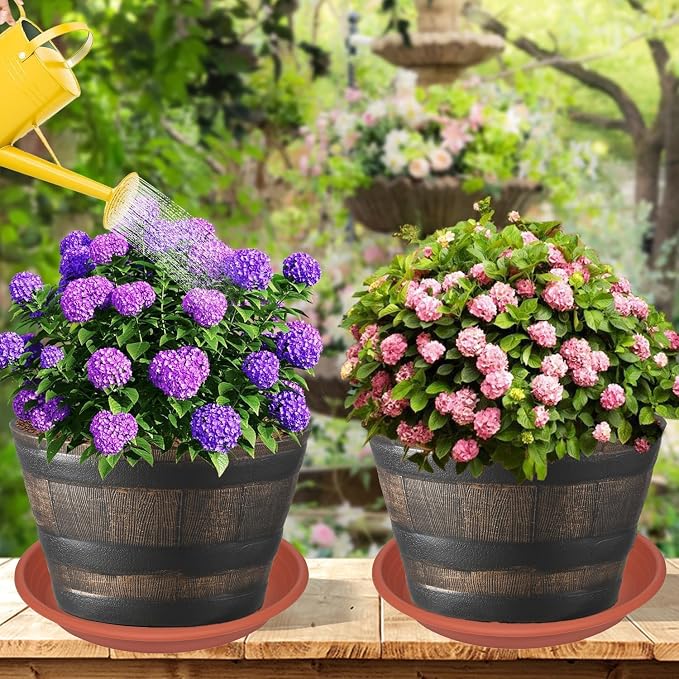 4 Pack of 16 inch Plant Saucer, Large Plant Tray, Heavy Sturdy Plant Drainage - Image 5