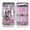 Manicure Set Professional Nail Clippers Kit Pedicure Care Tools- Stainless by KeibyCitom