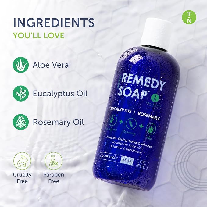 Truremedy Naturals Eucalyptus Rosemary Body Wash - Image 4