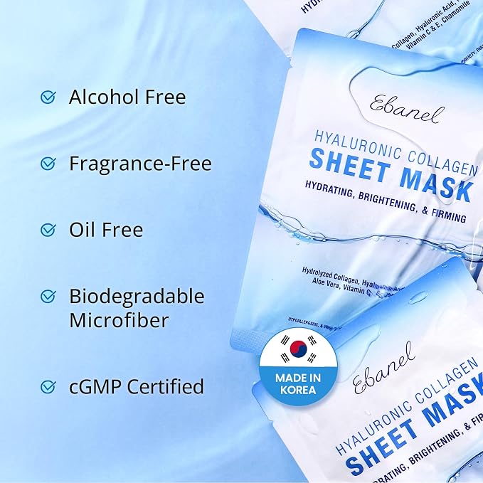 Ebanel 40 Pack Collagen Face Mask - Image 6