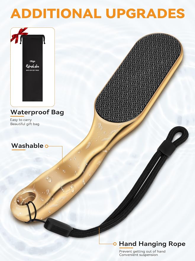 Beyond The Cream Veins Grain Foot File, Nano Glass Foot File, Hard Skin Callus - Image 6