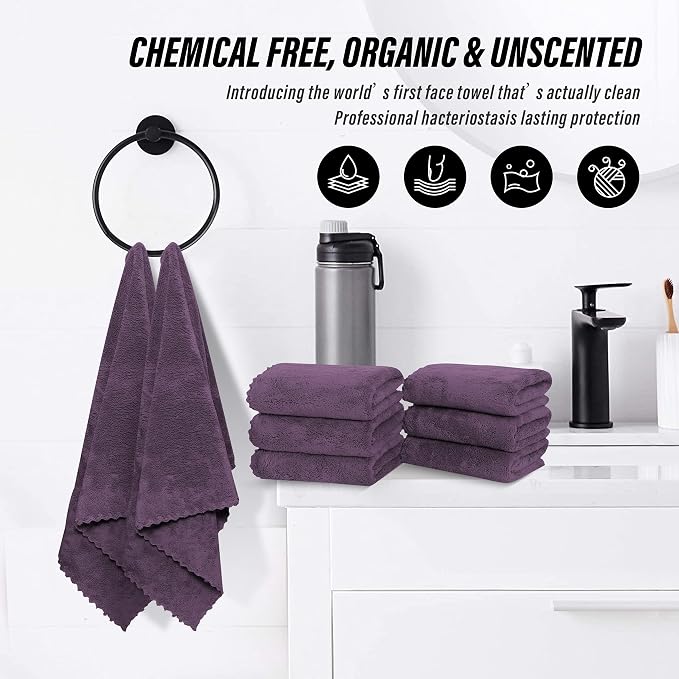 MOONQUEEN 6 Pack Premium Hand Towels - Image 6