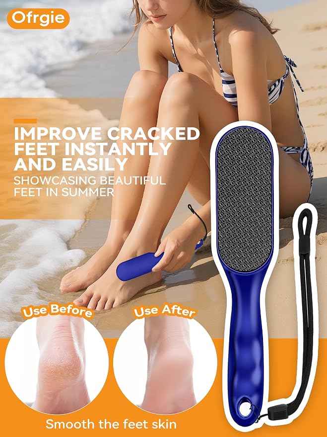 Nano Glass Foot File Professional Foot Scraper Dead Skin Rasp, Wet Dry Foot - Image 4