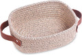 ABenkle Small Storage Basket, Mini Rope Woven Baskets, Cute Shelf Closet by ABenkle