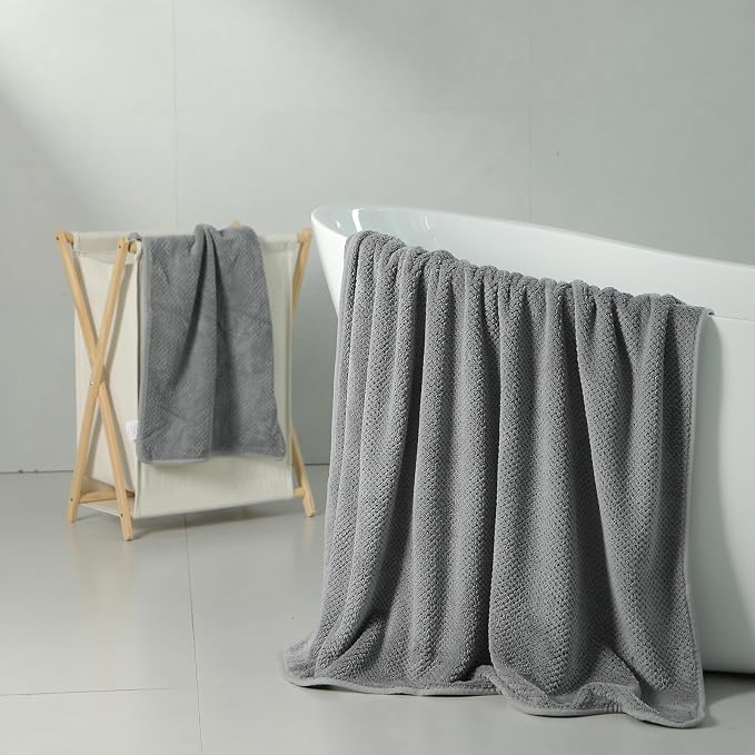 2 Piece Hand Towels Set Set 16x31 Inches, Soft Bath Sheet Towels Highly - Image 2