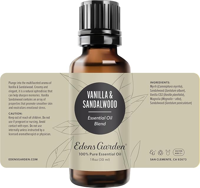 Edens Garden Vanilla Sandalwood Essential Oil Blend- 100% Pure Premium Grade - Image 9