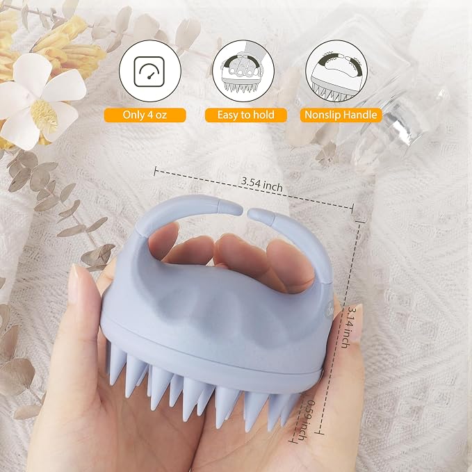 Sndyi Scalp Massager Shampoo Brush, Scalp Scrubber - Image 3