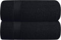 Elvana Home Cotton 2 Pack Oversized Bath Towel Set 28x55 inches, Large Bath by Unknown