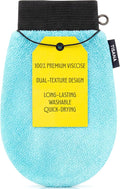 Exfoliating Glove for Shower – Dual-Sided Scrubber Mitt – Deep Exfoliation by Tisana