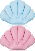 2 Pieces Inflatable Bath Pillow by Jetec