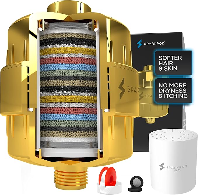 SparkPod 23 Stage Shower Head Filter by SparkPod