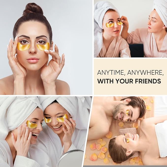 20Pcs/10Pairs Under Eye Patches Gold - Image 6