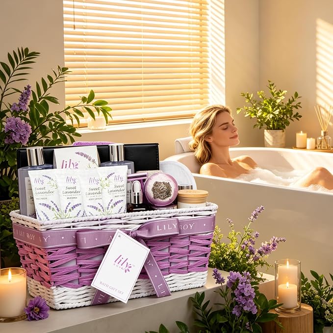 Mother's Day Gift Basket for Mom, Gifts for Women, Spa Gift Basket for Women - Image 6