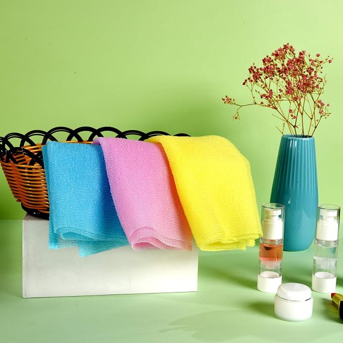ARCH&M 3-Pack Premium Nylon Exfoliating Towel - Image 6