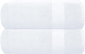 GLAMBURG Premium Cotton Oversized 2 Pack Bath Sheet 35x70-100% Pure Cotton by GLAMBURG