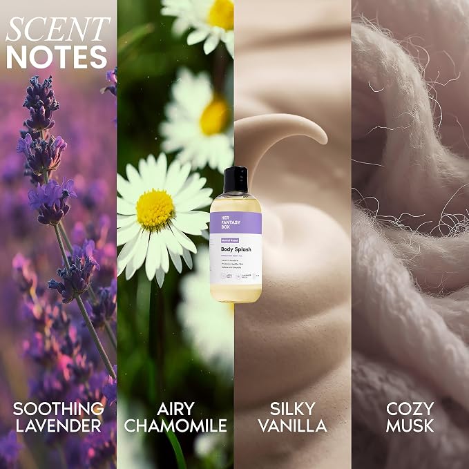 Her Fantasy Box | Body Splash Mental Reset Fragrance Oil – Lavender, Chamomile - Image 6