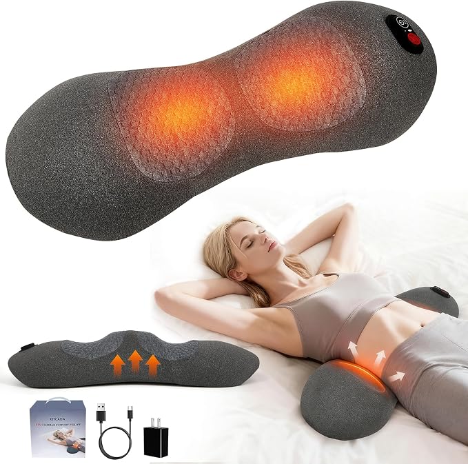 Gifts for Mother, 3 in 1 Back Massager Electric Lumbar Support Pillow - Image 7