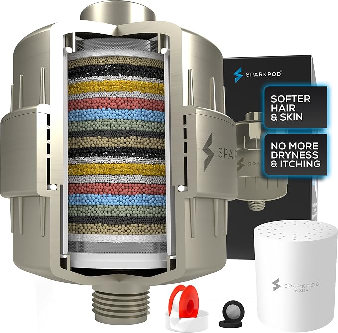 SparkPod 23 Stage Shower Head Filter by SparkPod