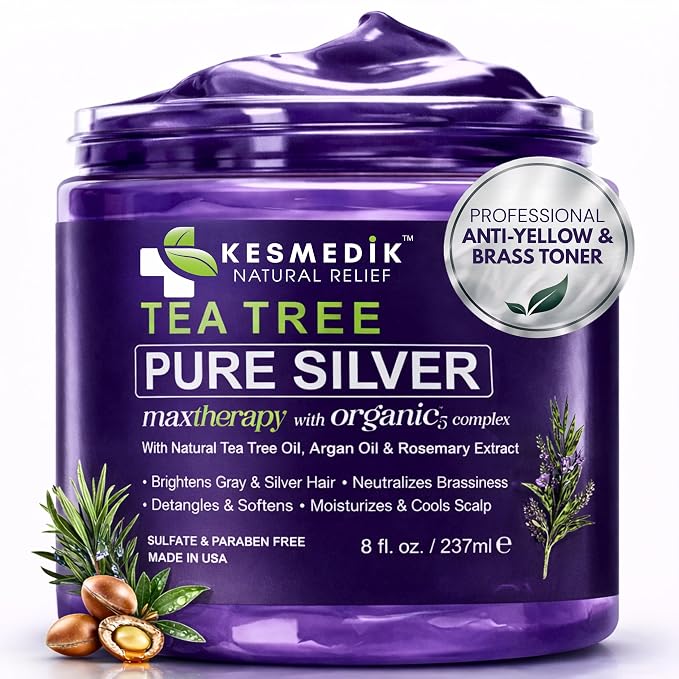 KESMEDIK Tea Tree Purple Hair Mask Toner by KesmedikNaturalRelief