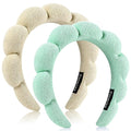Ztomine Spa Headbands, Terry Cloth Headband Face Wash Headband Combo Pack by Ztomine