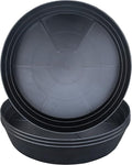 Plant Saucers 10 12 14 16 18 20 25 Inch, 4 Pack of Plastic Plant saucers by LWALRS