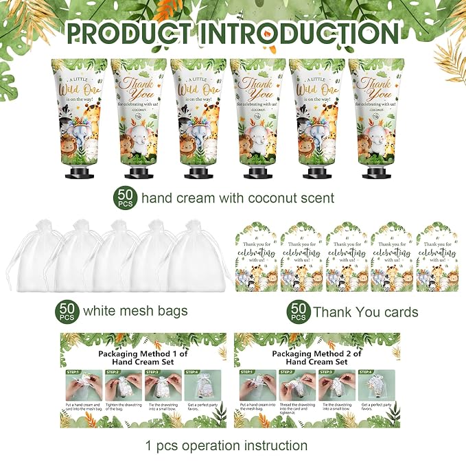 50 Pack Baby Shower Bulk Hand Cream Gifts Sets, Baby Shower Favors and Bridal - Image 2