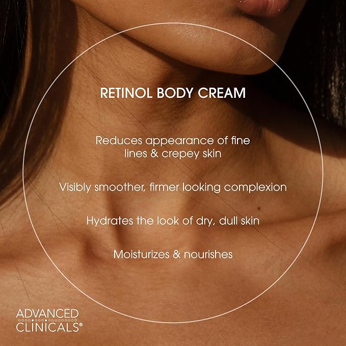 Advanced Clinicals Retinol Body Cream + Green Coffee Bean Oil Thermo - Image 5