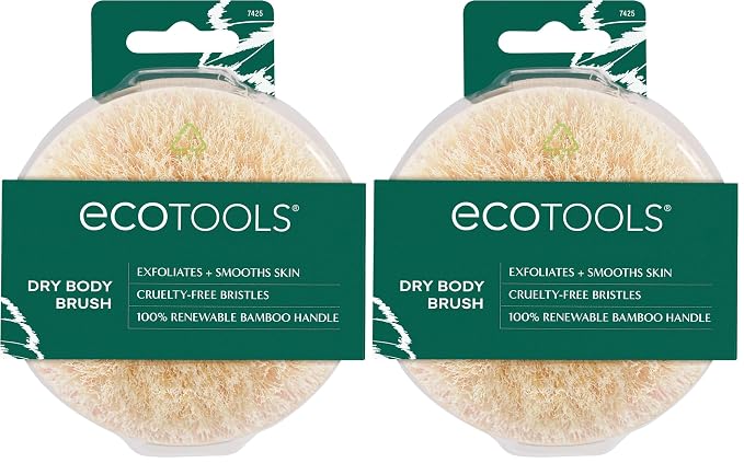 EcoTools Dry Body Brush, for Post Shower & Bath Skincare Routine, Removes Dirt by EcoTools