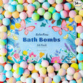 54 Pack Handmade Bath Bombs – 11 Vibrant Colors & 9 Unique Scents, Long-Lasting by RelaxRose