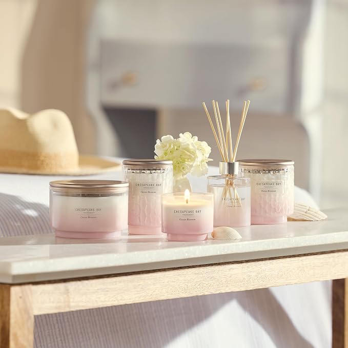 Chesapeake Bay, 8oz Ocean Blossom Scented Candle, Mood Evoking Fragrance - Image 9
