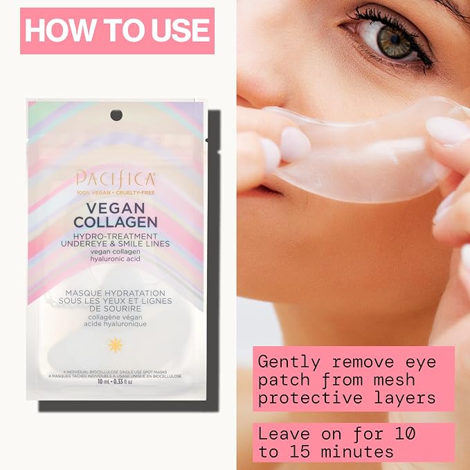 Pacifica Undereye & Smile Mask Set – Vegan Collagen Hydro Treatment - Image 4