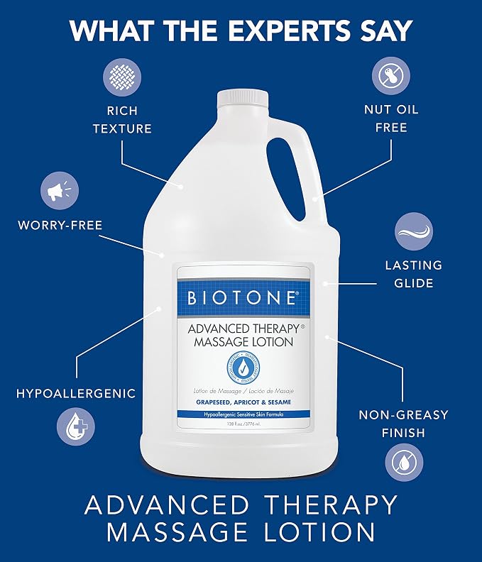 BIOTONE Advanced Therapy Massage Lotion, Hypoallergenic and Fragrance-Free - Image 5
