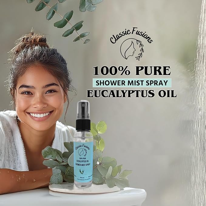 100% Pure Eucalyptus Oil Shower Spray – 2oz Natural Mist - Image 4