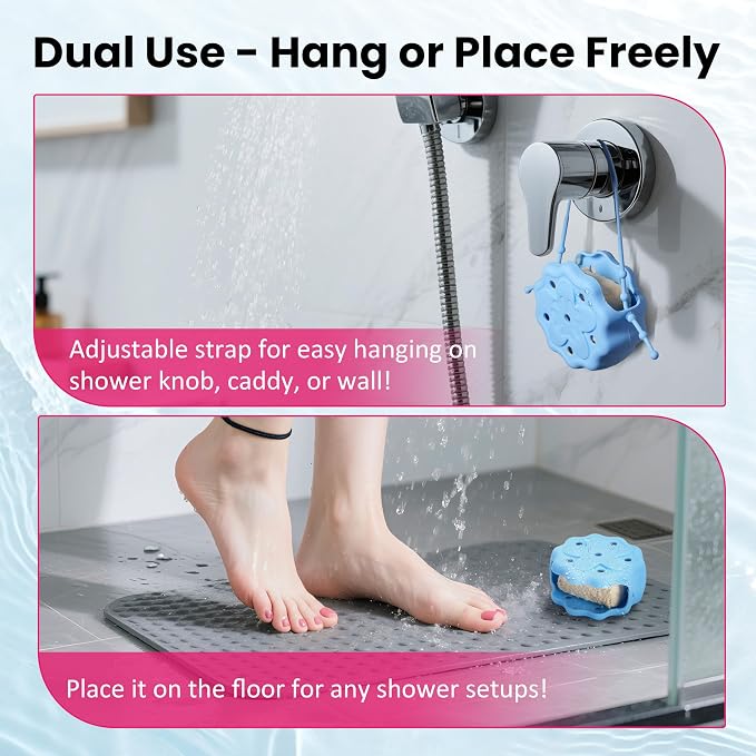 2 Packs Silicone Shower Steamer Tray/Holder, Durable Steamer Hanger, - Image 5