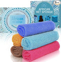 5 Pieces African Net Sponge – Deep Cleansing & Exfoliating Mesh by SpiralScgv