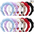 12 Pcs Spa Headbands for Women, Makeup Headbands for Women Girls, Puffy Sponge by HIKIMA